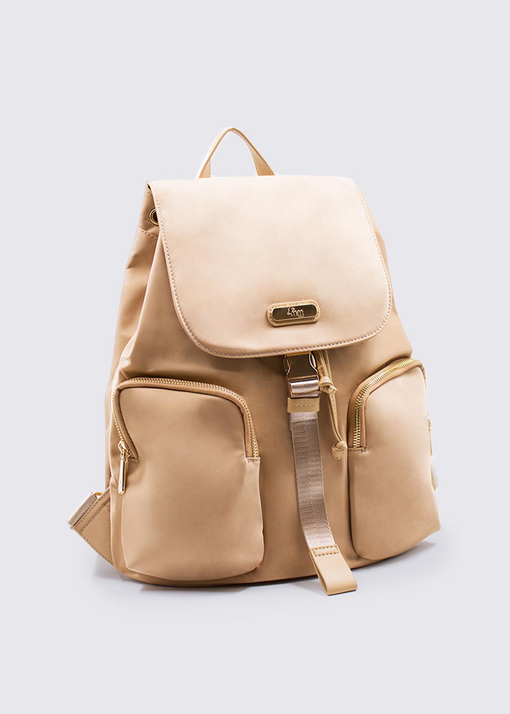 Mini Backpack Beige con Bolsas | Epicland