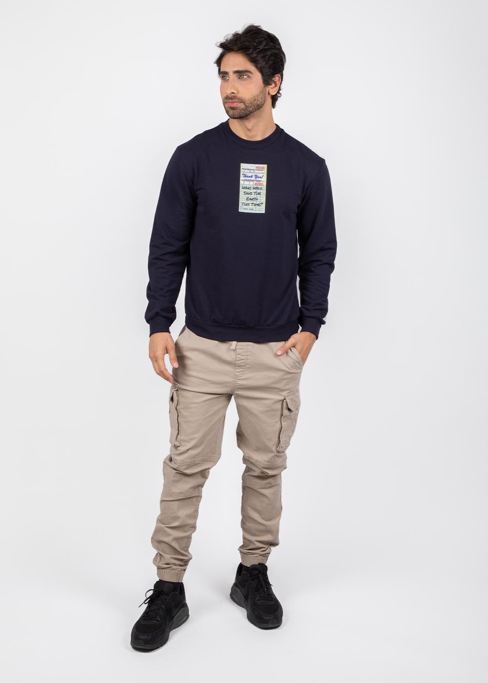 Pullover Azul para Hombre: Who Will Save The Earth This Time